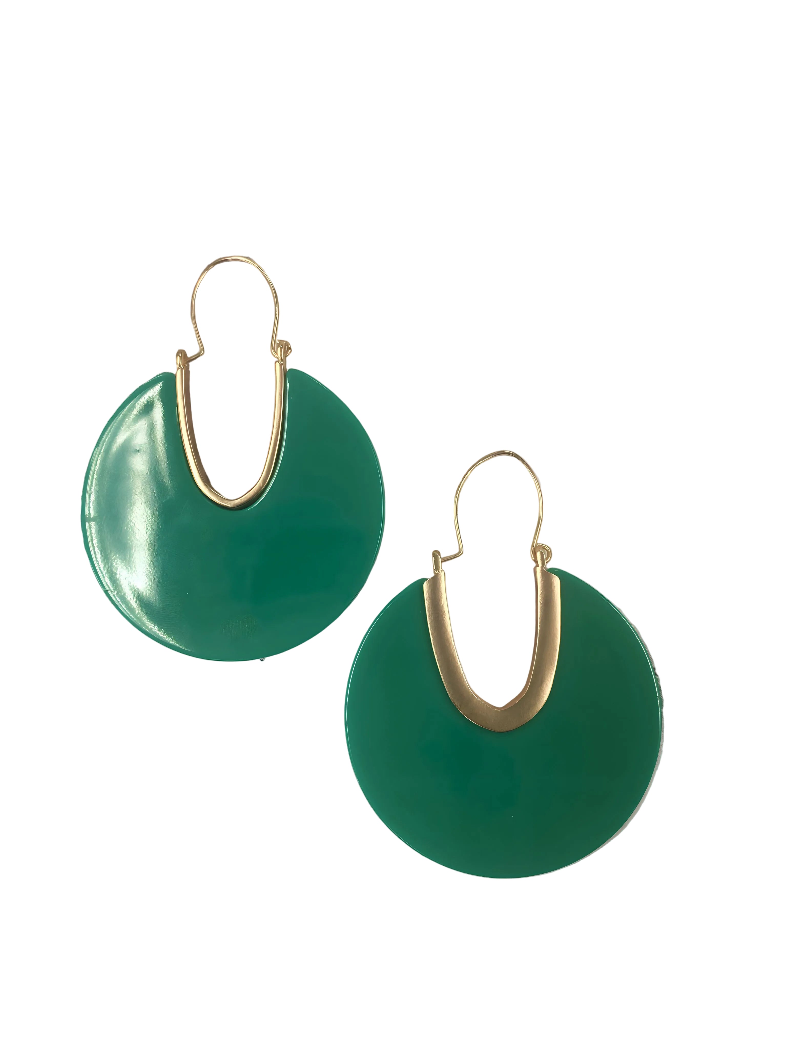 Round Resin Earrings - Closet Space