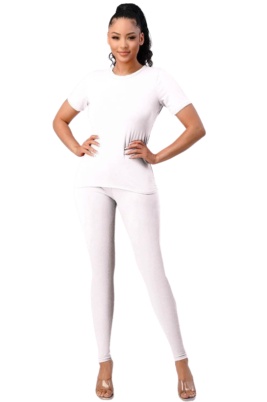 Curvy - Two Piece Legging Set - Closet Space