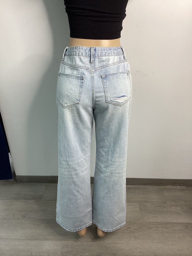 Rigid Super High Rise Wide Leg Skater Jean - Closet Space