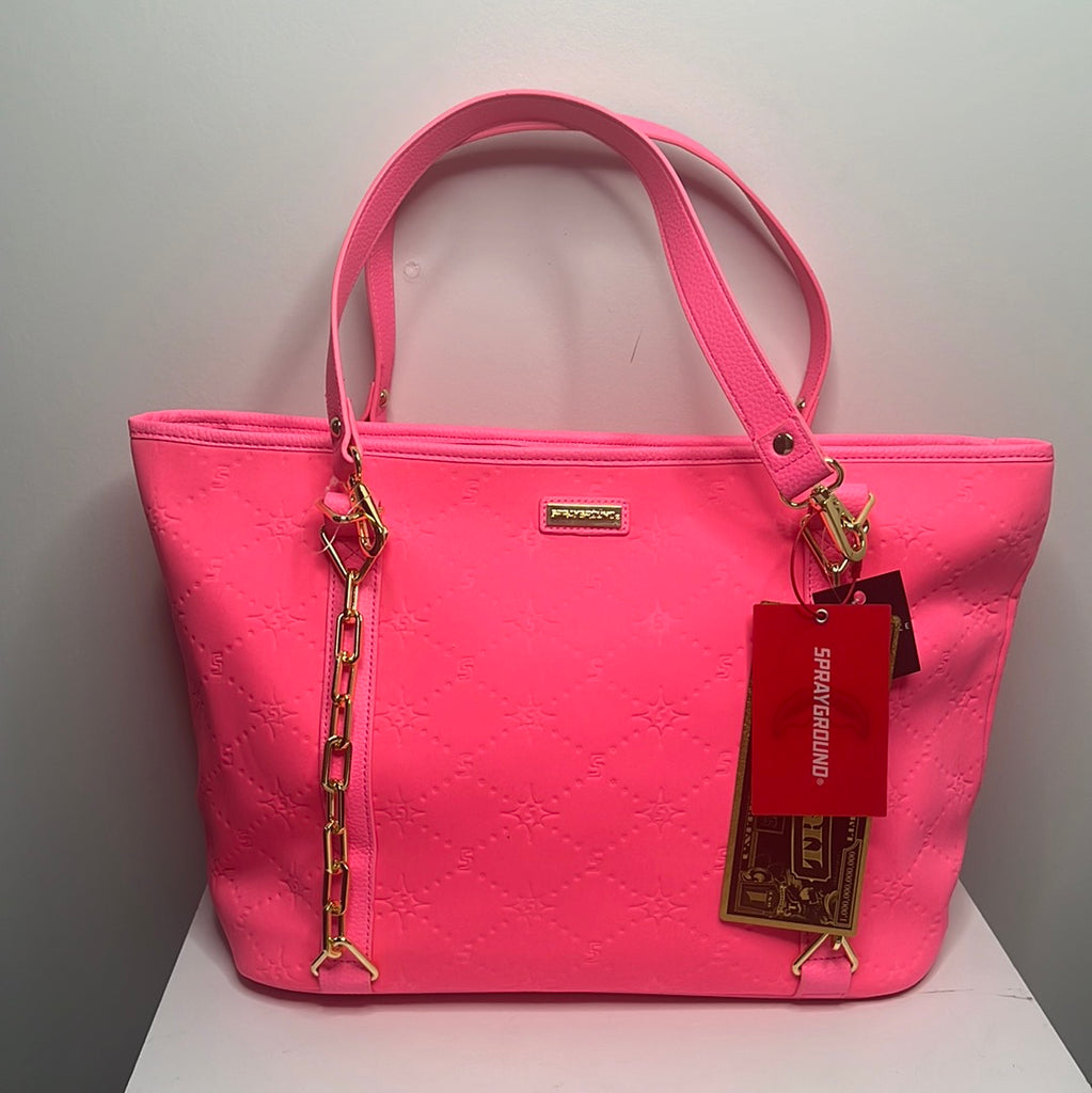 SPRAYGROUND Pink Puffy Tote Bag - Closet Space