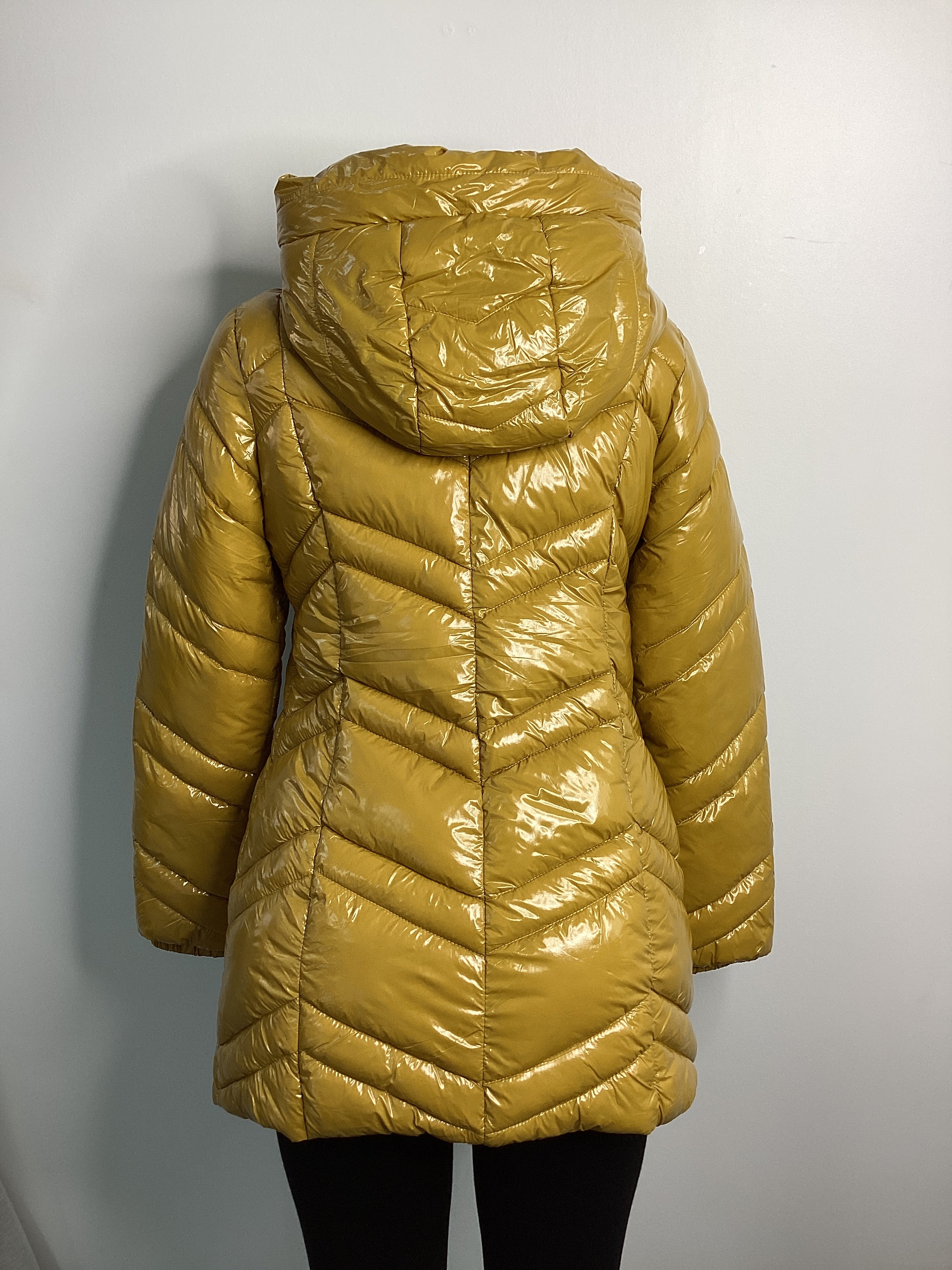Quilted High Neck Zip Up Puffer Ski Jacket - Closet Space