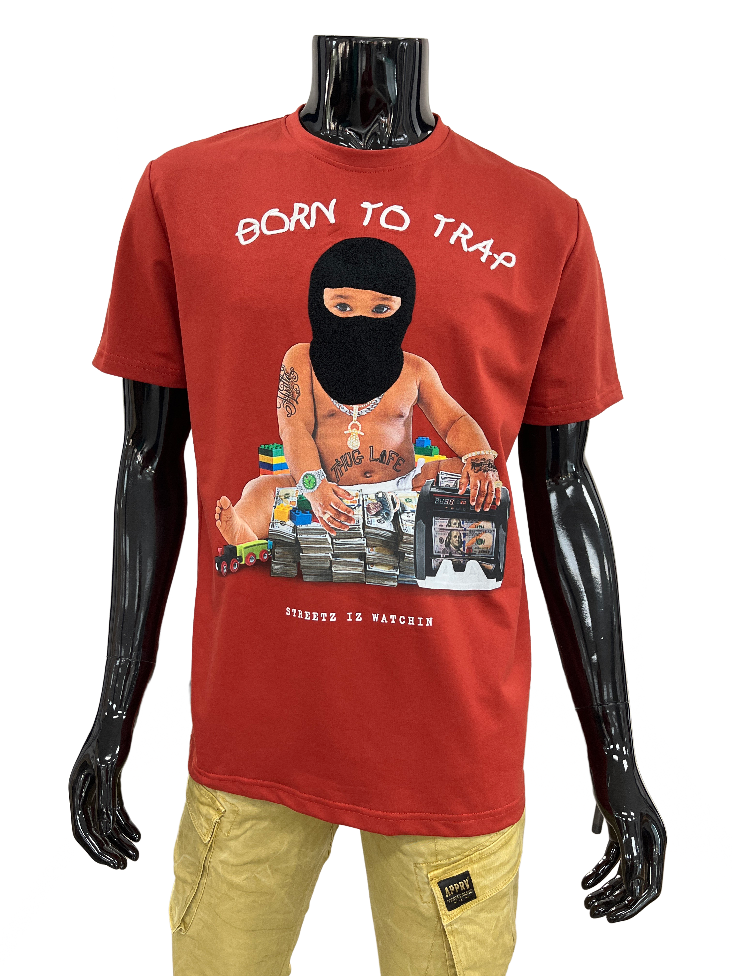 STREETZ IZ WATCHIN Born To Trap T-shirt - Closet Space