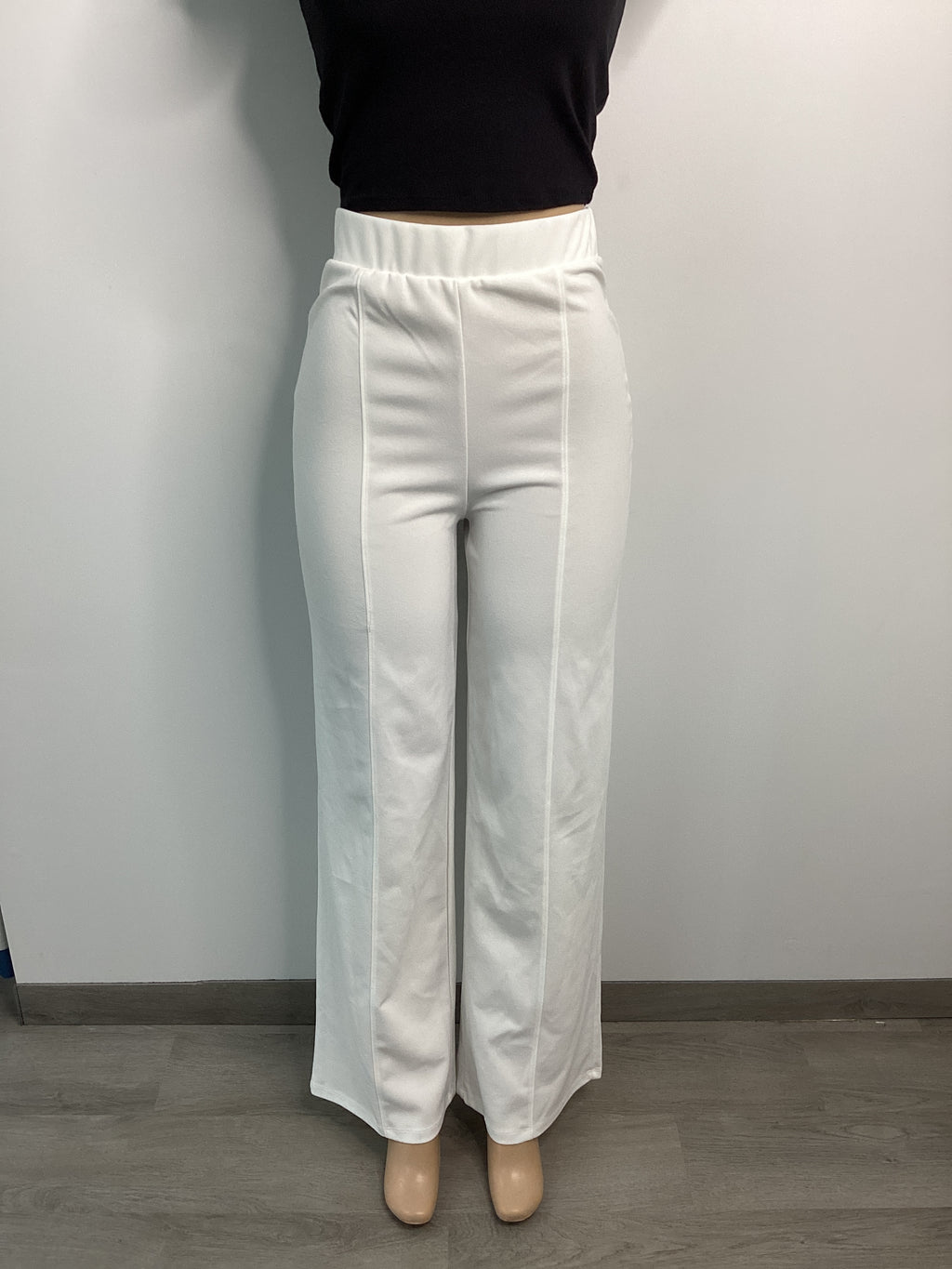 Wide Leg Poly Stretch Dress Pant - Closet Space