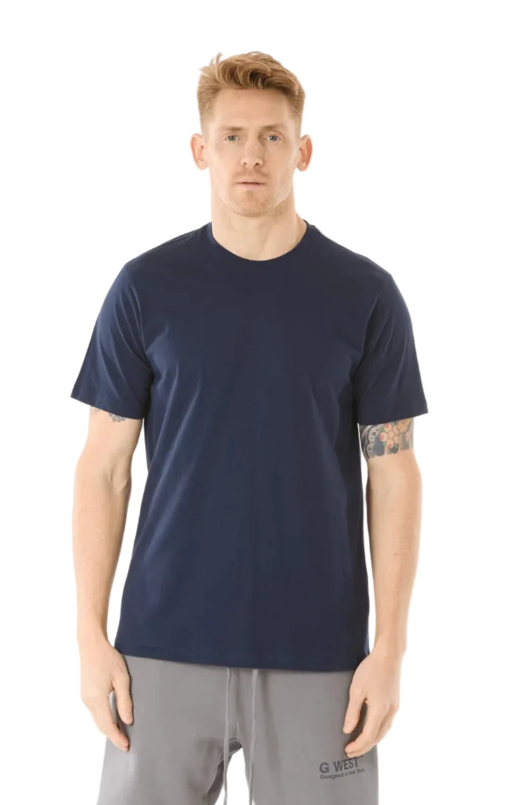 Mens Solid Crew Neck Tee - Closet Space