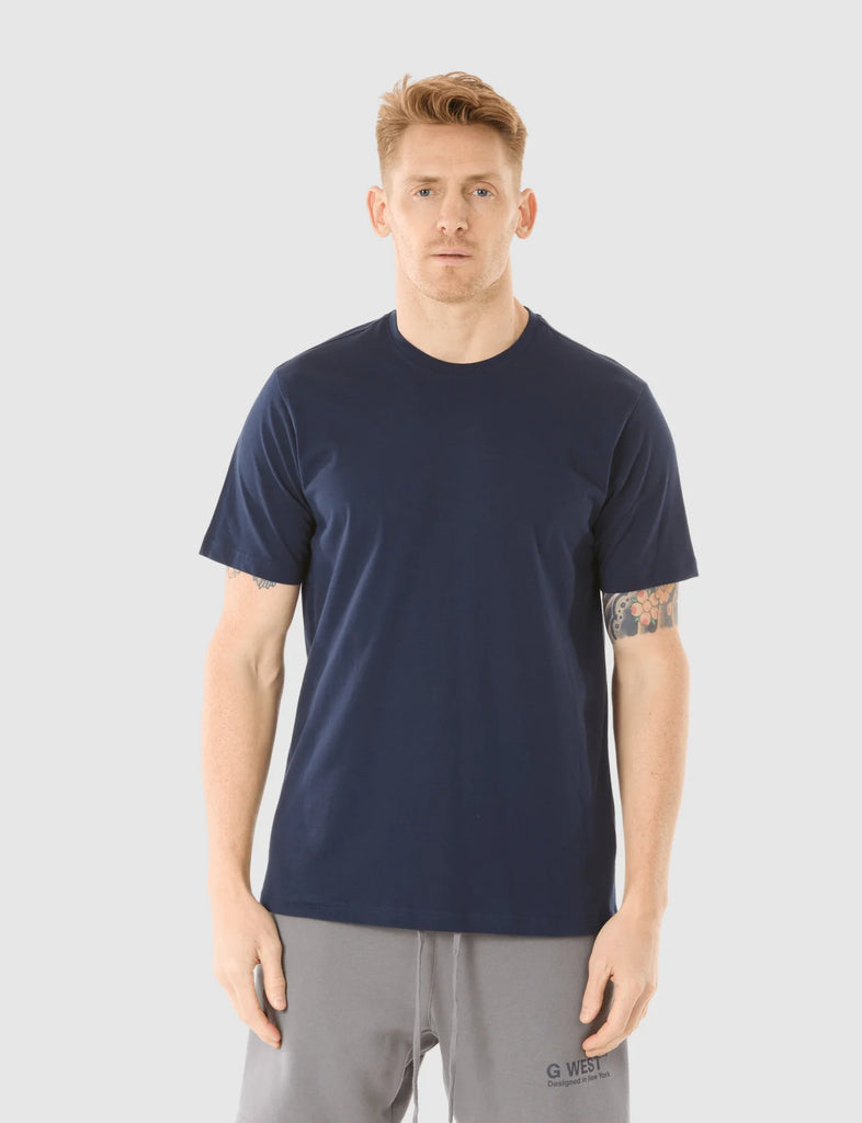 Mens Solid Crew Neck Tee - Closet Space