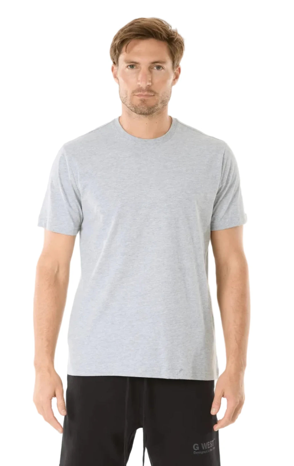 Mens Solid Crew Neck Tee - Closet Space