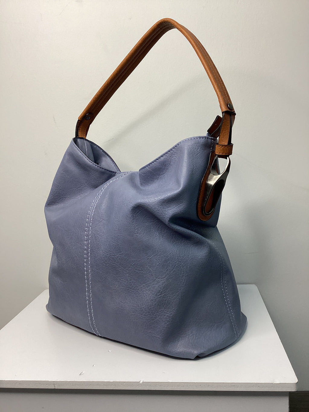 Contrast Stitch Boho Handbag - Closet Space