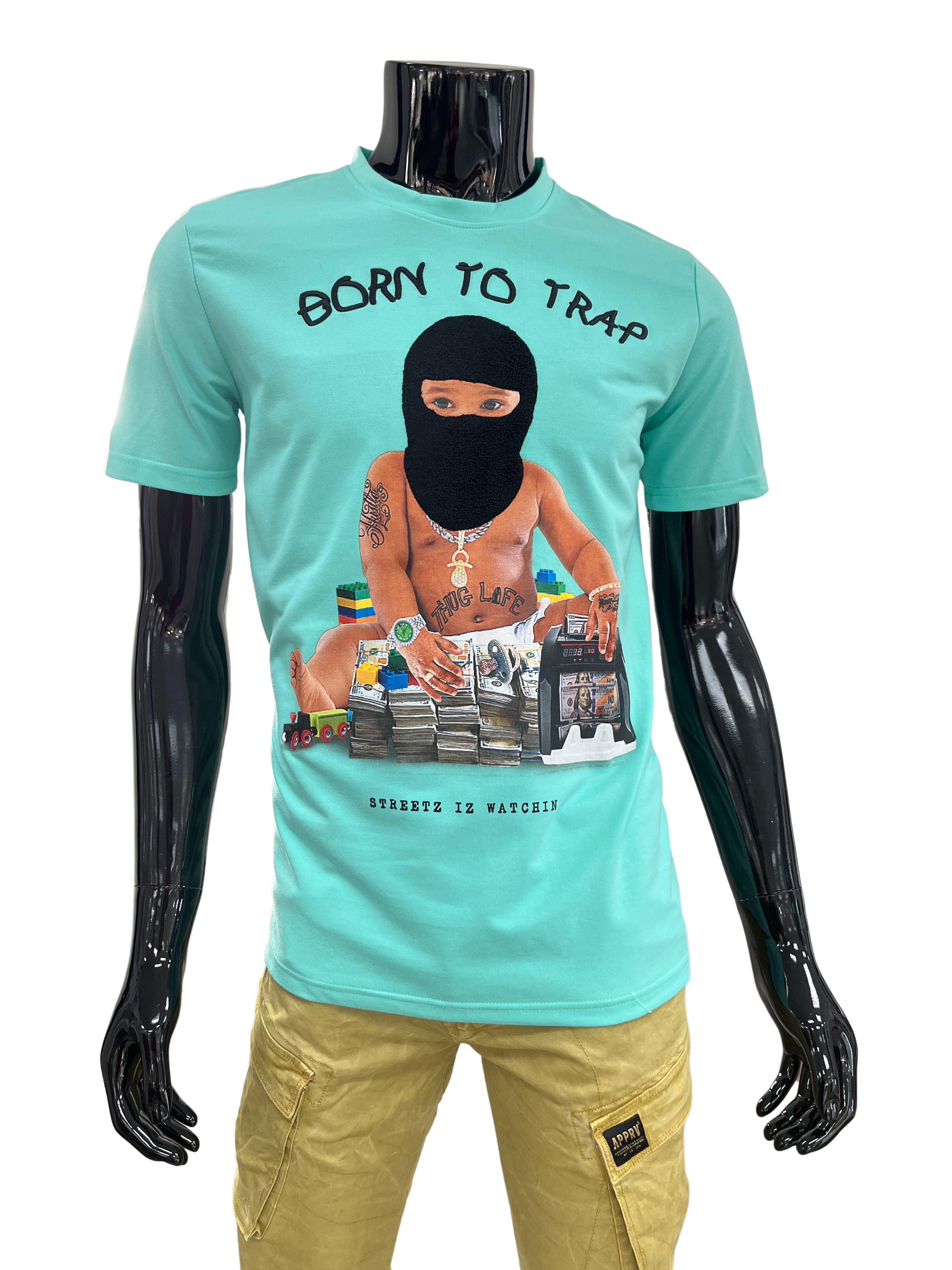 STREETZ IZ WATCHIN Born To Trap T-shirt - Closet Space