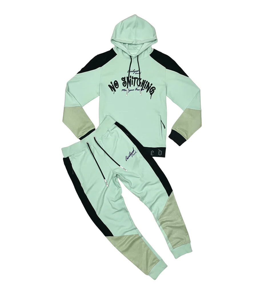 2 Piece Fleece No Snitching Hoodie Jogger Set - Closet Space