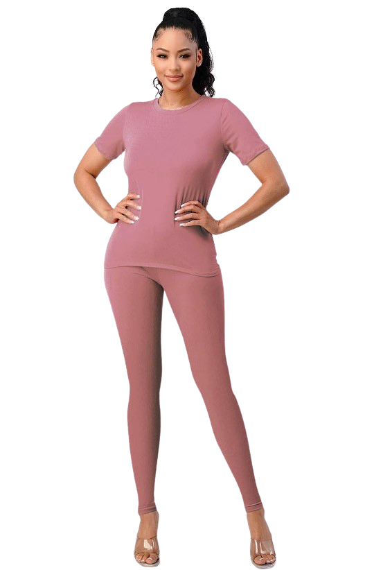 Curvy - Two Piece Legging Set - Closet Space