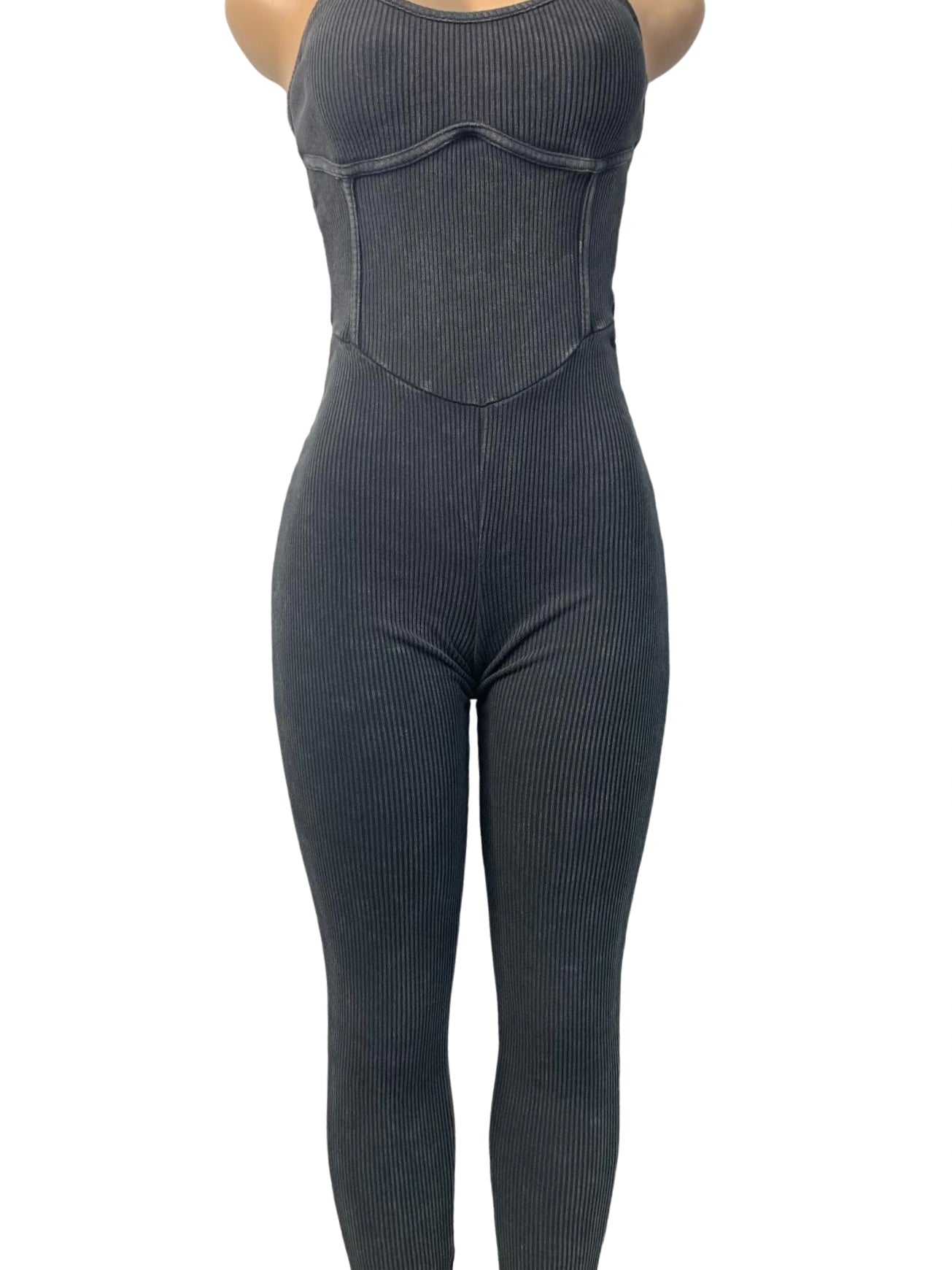 Mineral Washed Jumpsuit - Closet Space
