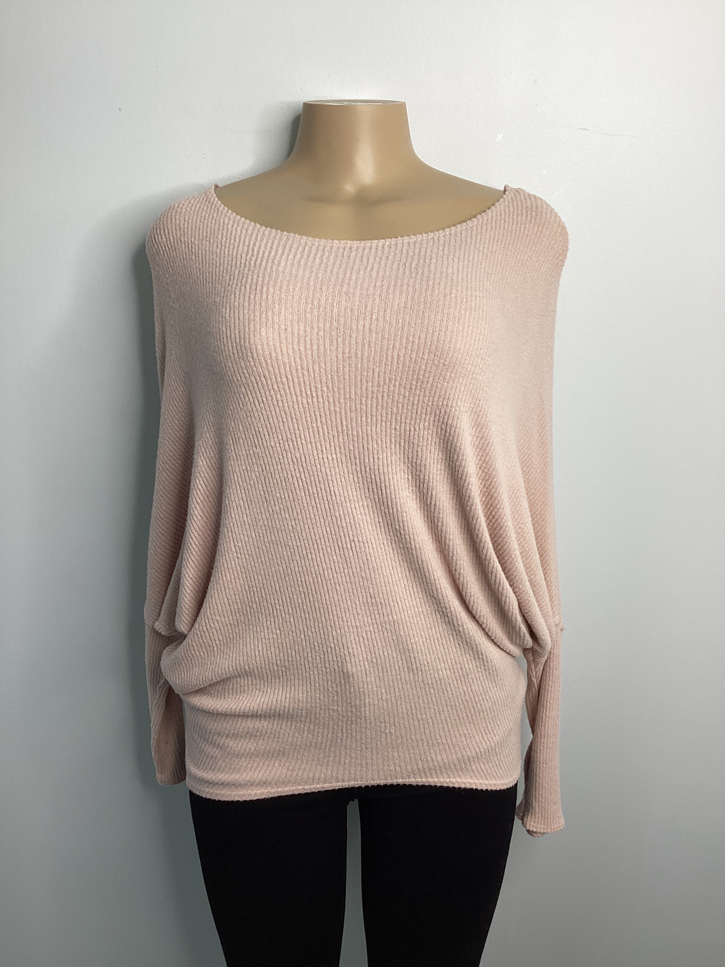 Ribbed Knit Banded Bottom Tunic - Closet Space