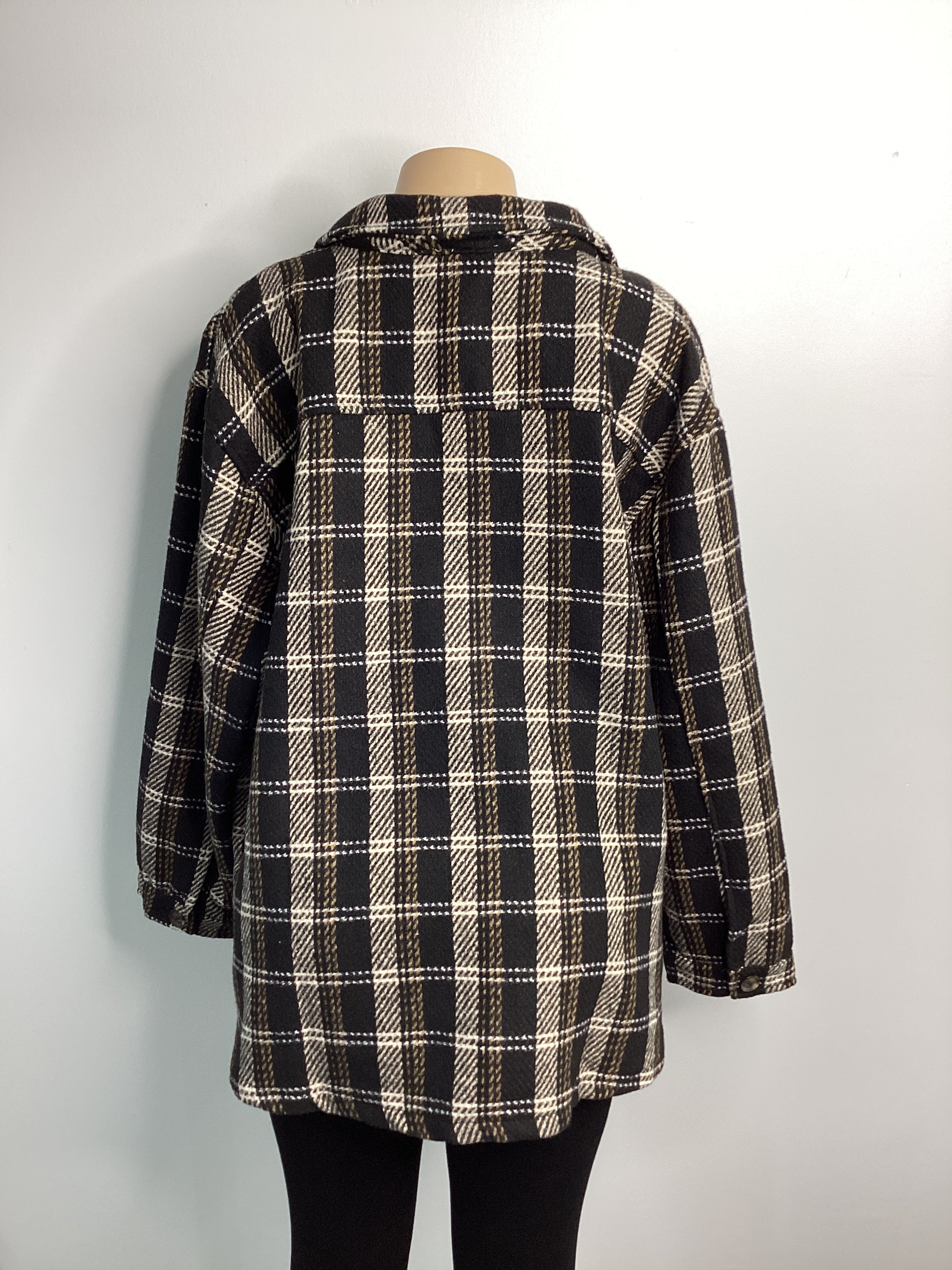 Plaid Shirt Jacket Overshirt - Closet Space