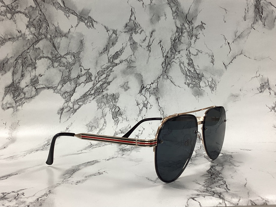 Flat top aviator glasses