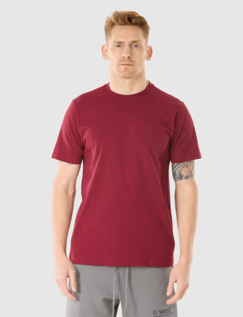 Mens Solid Crew Neck Tee - Closet Space