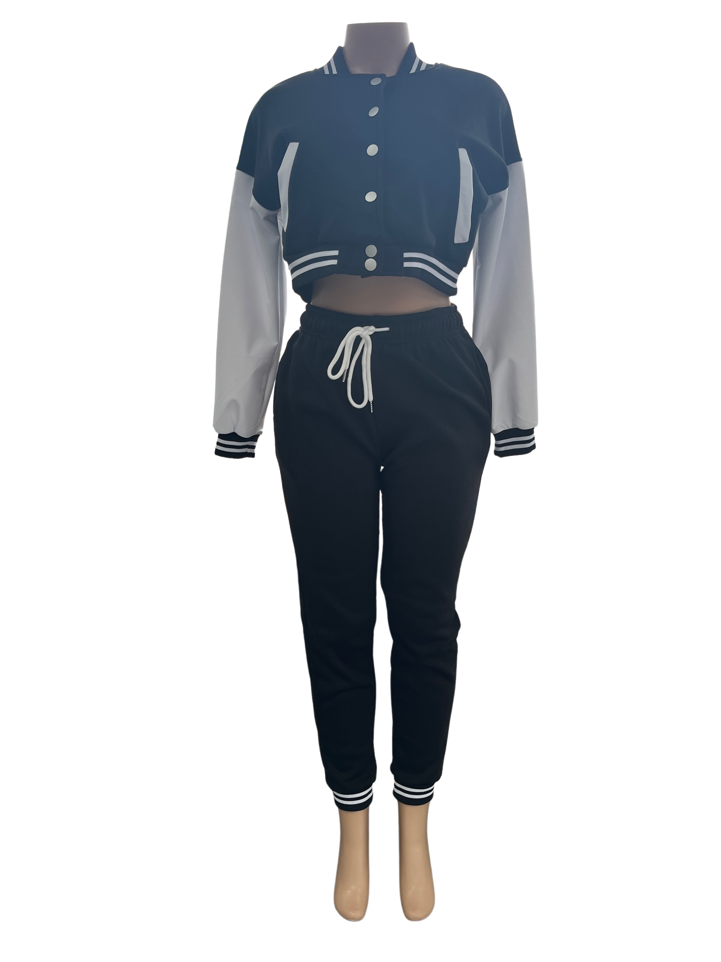 2 Piece Varsity Jogger Set - Closet Space