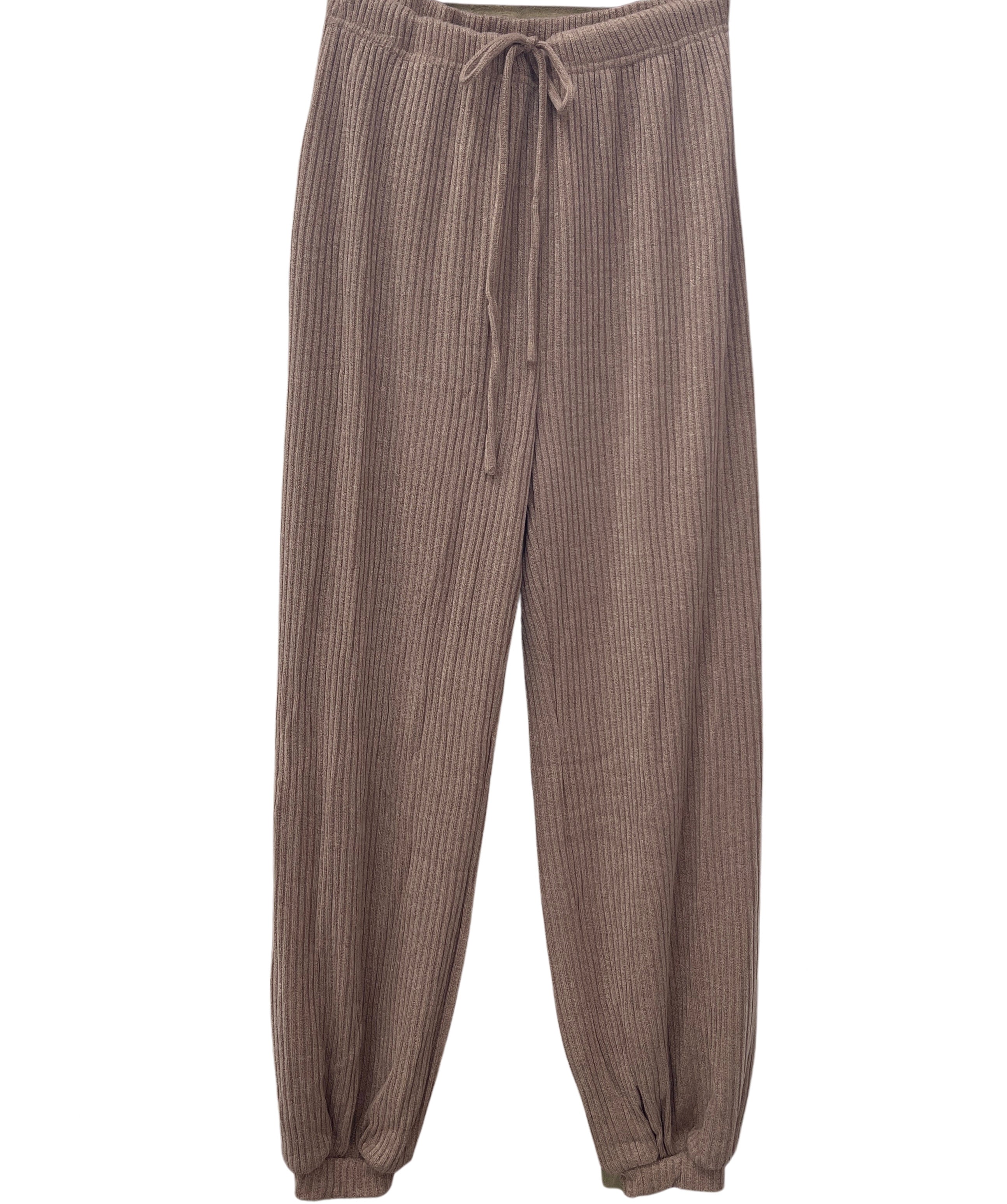 Cozy Ribbed Knit Jogger Pant - Closet Space