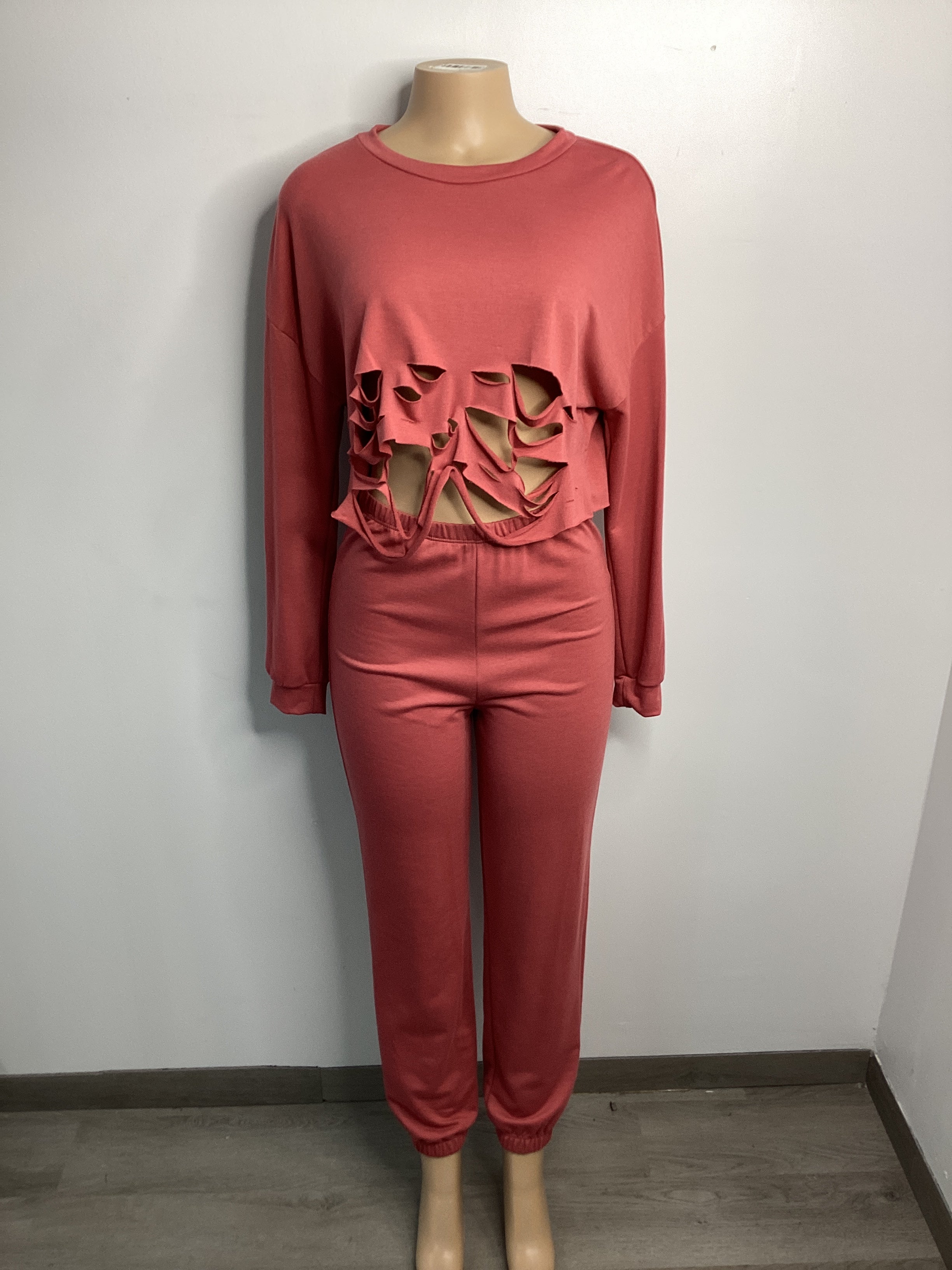 Cozy Knit Lounge Jogger Set - Closet Space