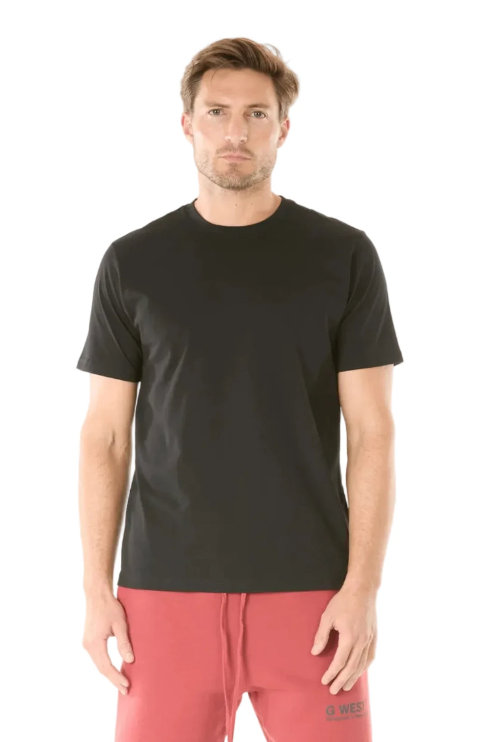 Mens Solid Crew Neck Tee - Closet Space
