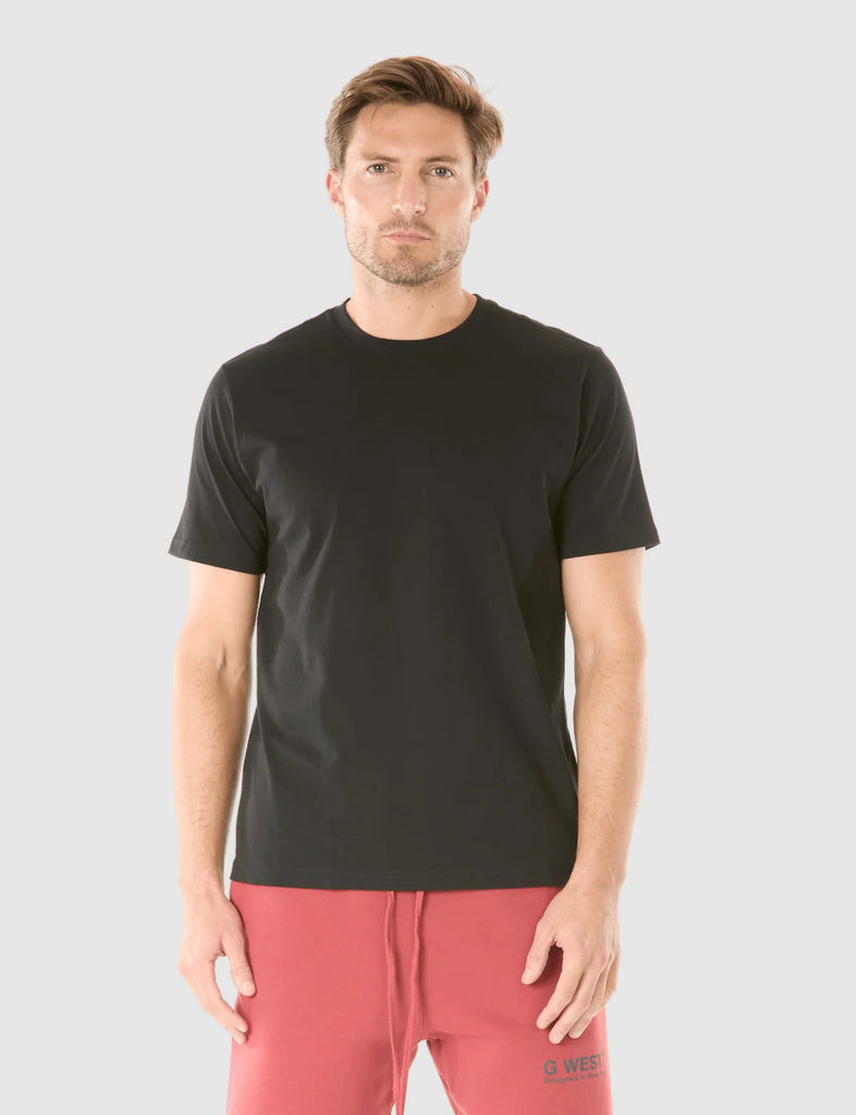 Mens Solid Crew Neck Tee - Closet Space