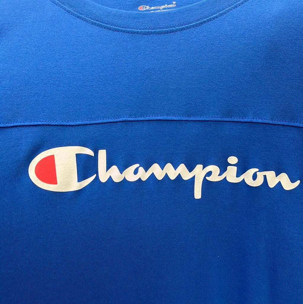 CHAMPION T-Shirt Crewneck Striped Sleeve - Closet Space