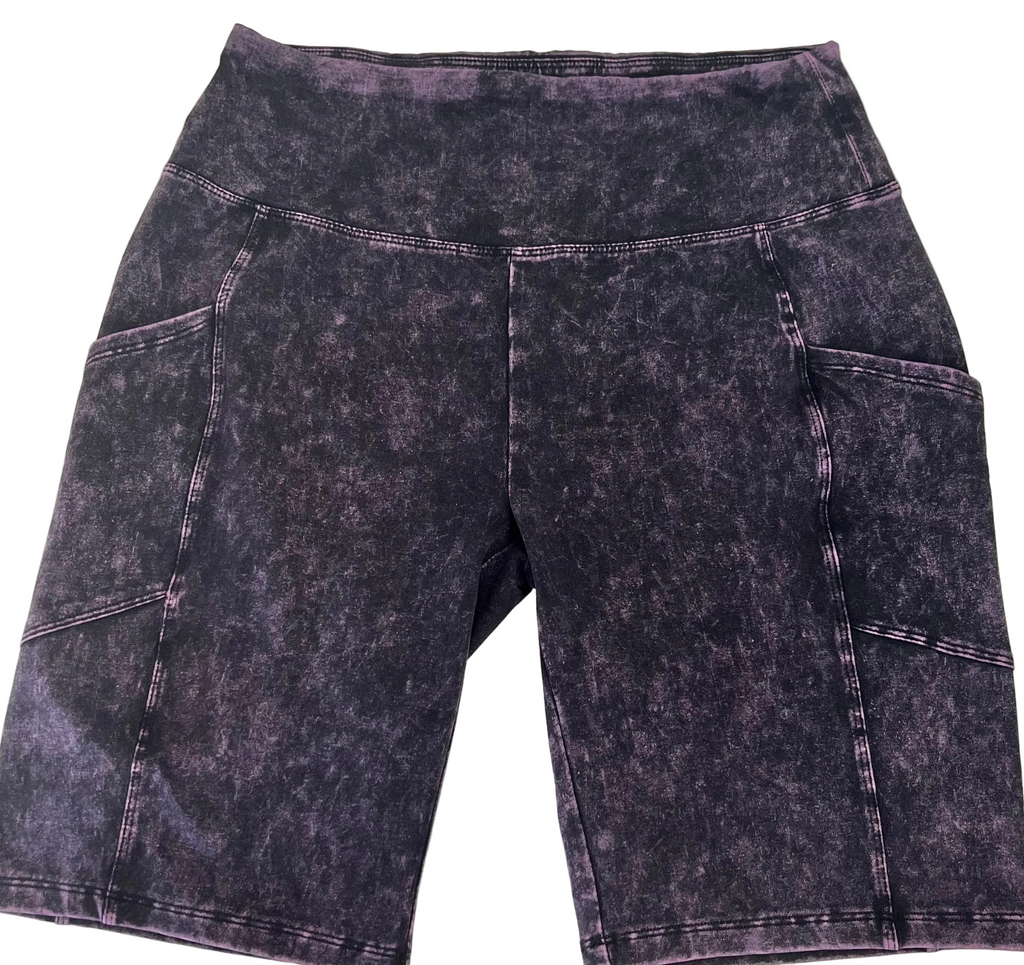 Curvy - Waistband Pocket Biker Shorts