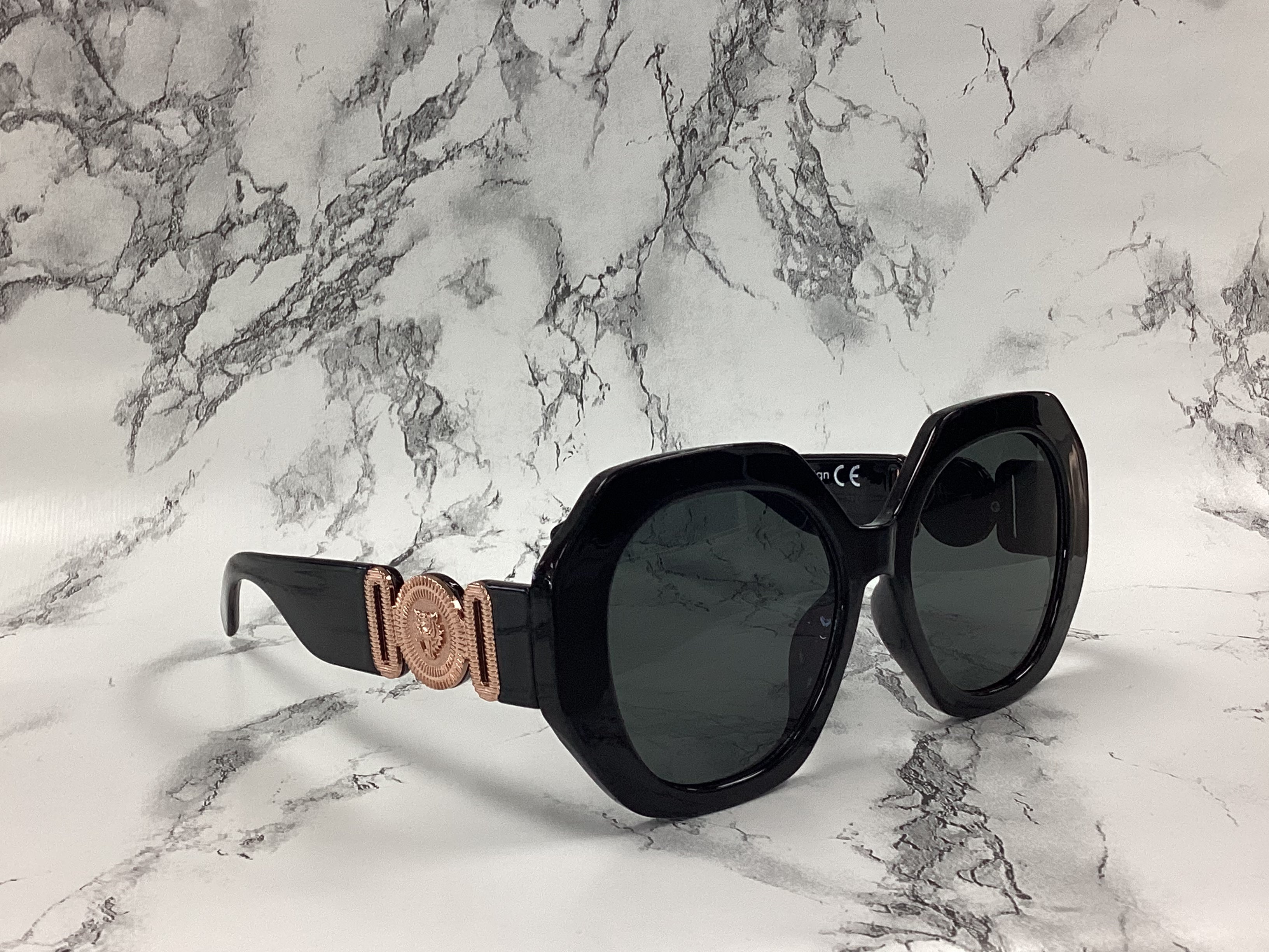 Oversized Versace Inspired Sunglasses - Closet Space