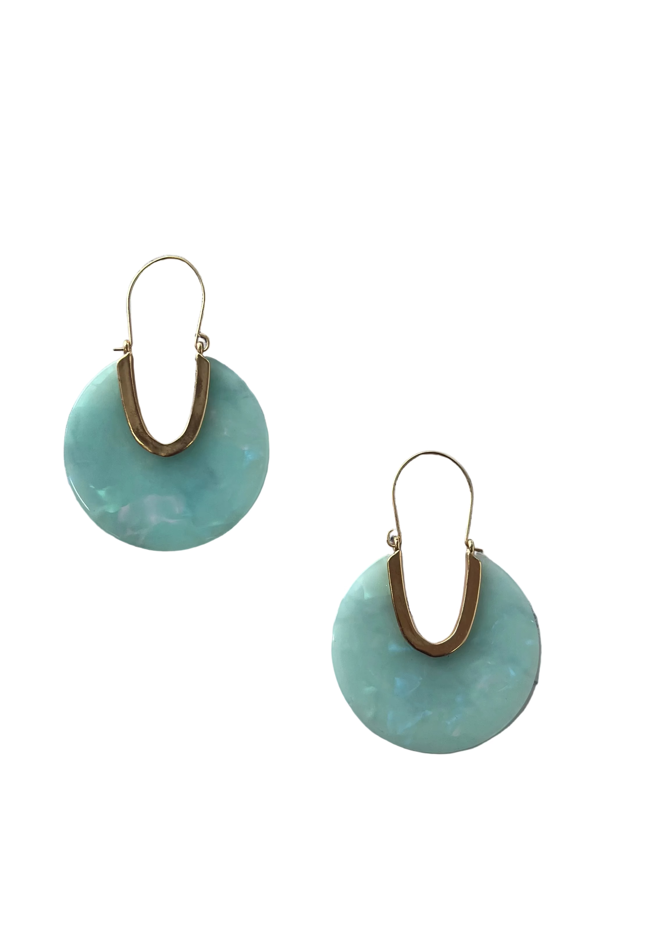 Round Resin Earrings - Closet Space