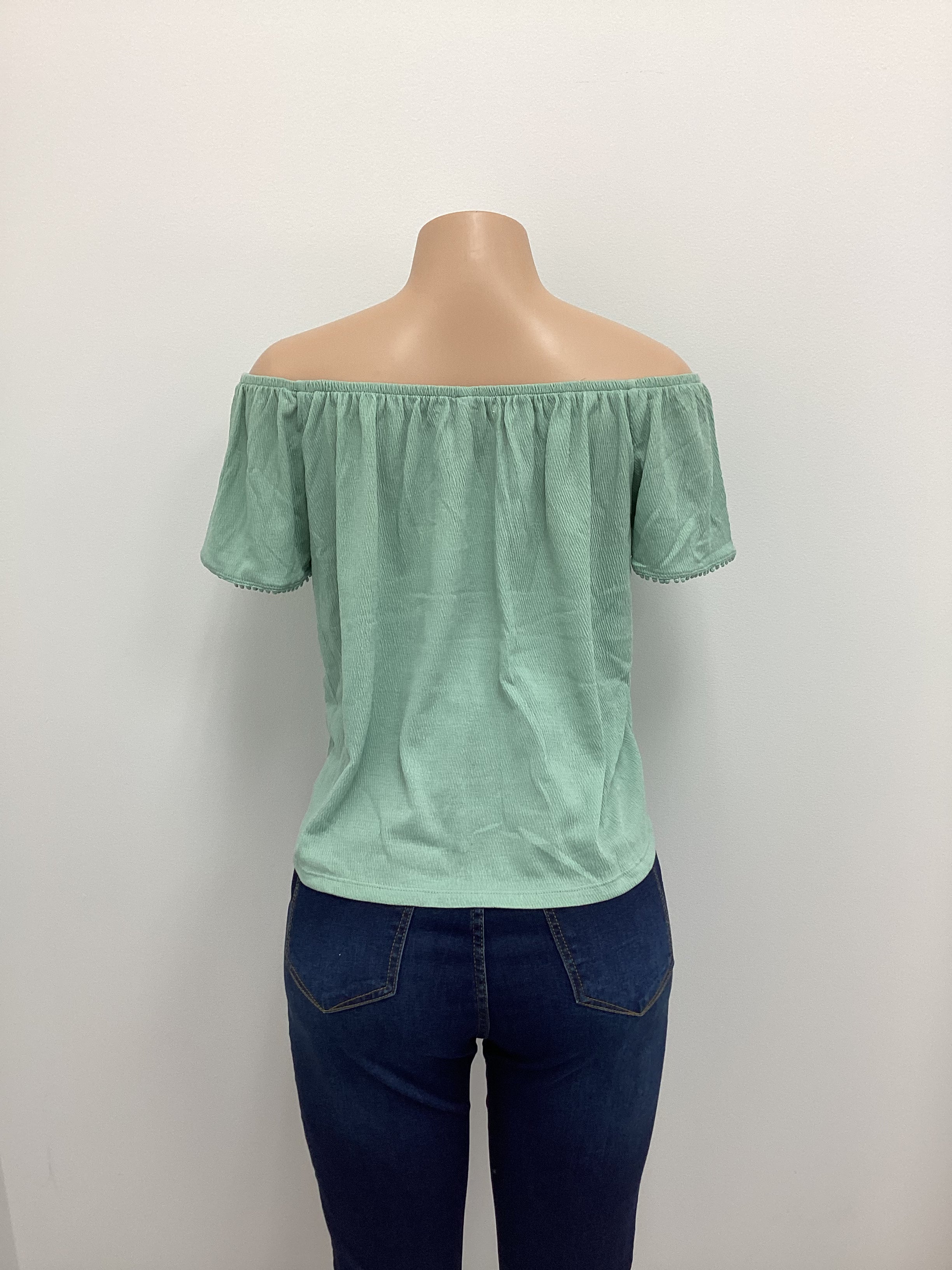 Off The Shoulder Tassel Blouse - Closet Space
