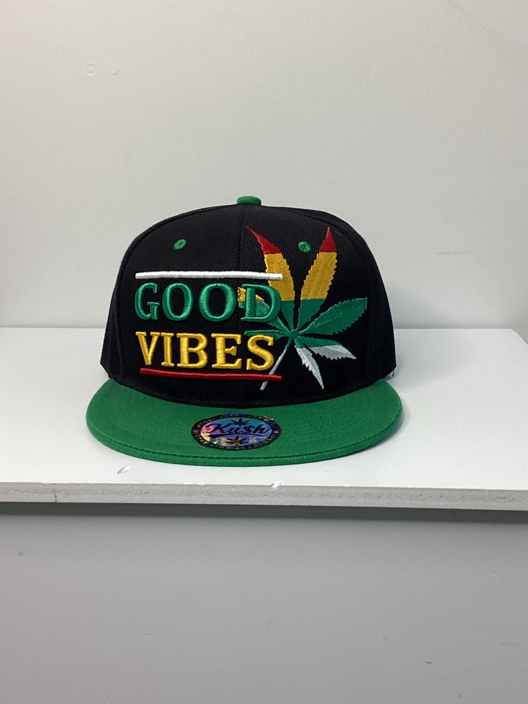 Good Vibes Kush SnapBack Baseball Cap - Closet Space