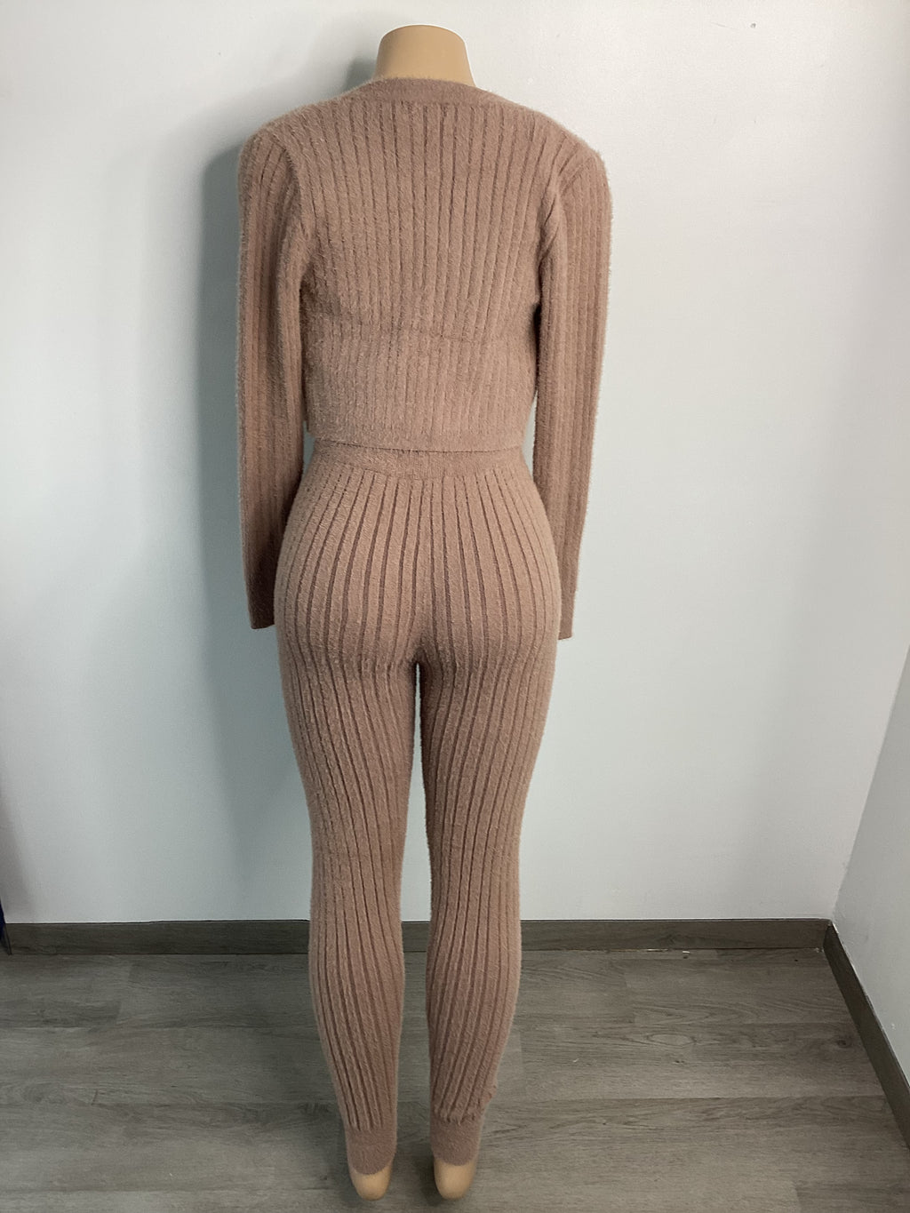 Mohair Cable Knit 3 Piece Set - Closet Space