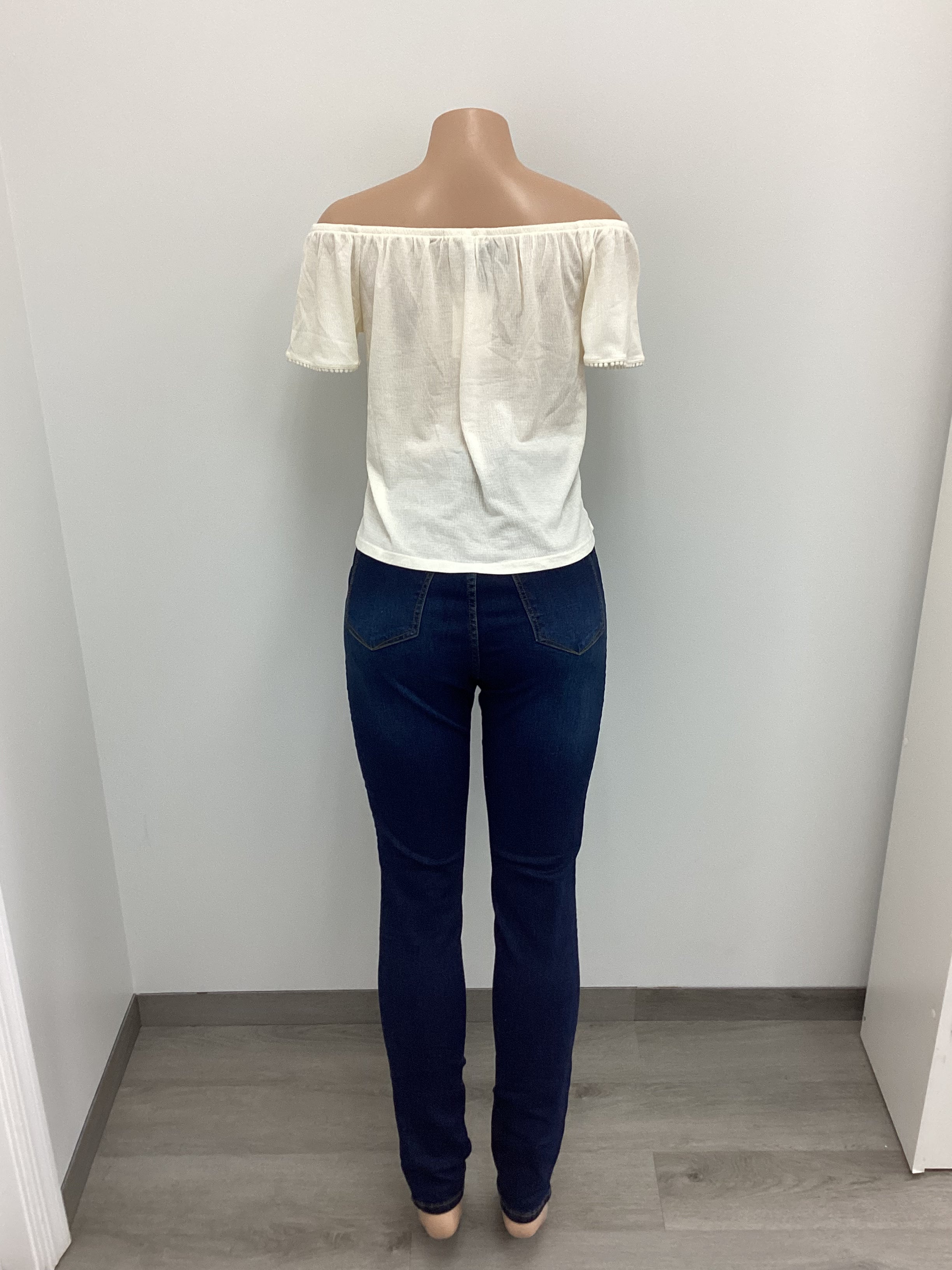 Off The Shoulder Tassel Blouse - Closet Space