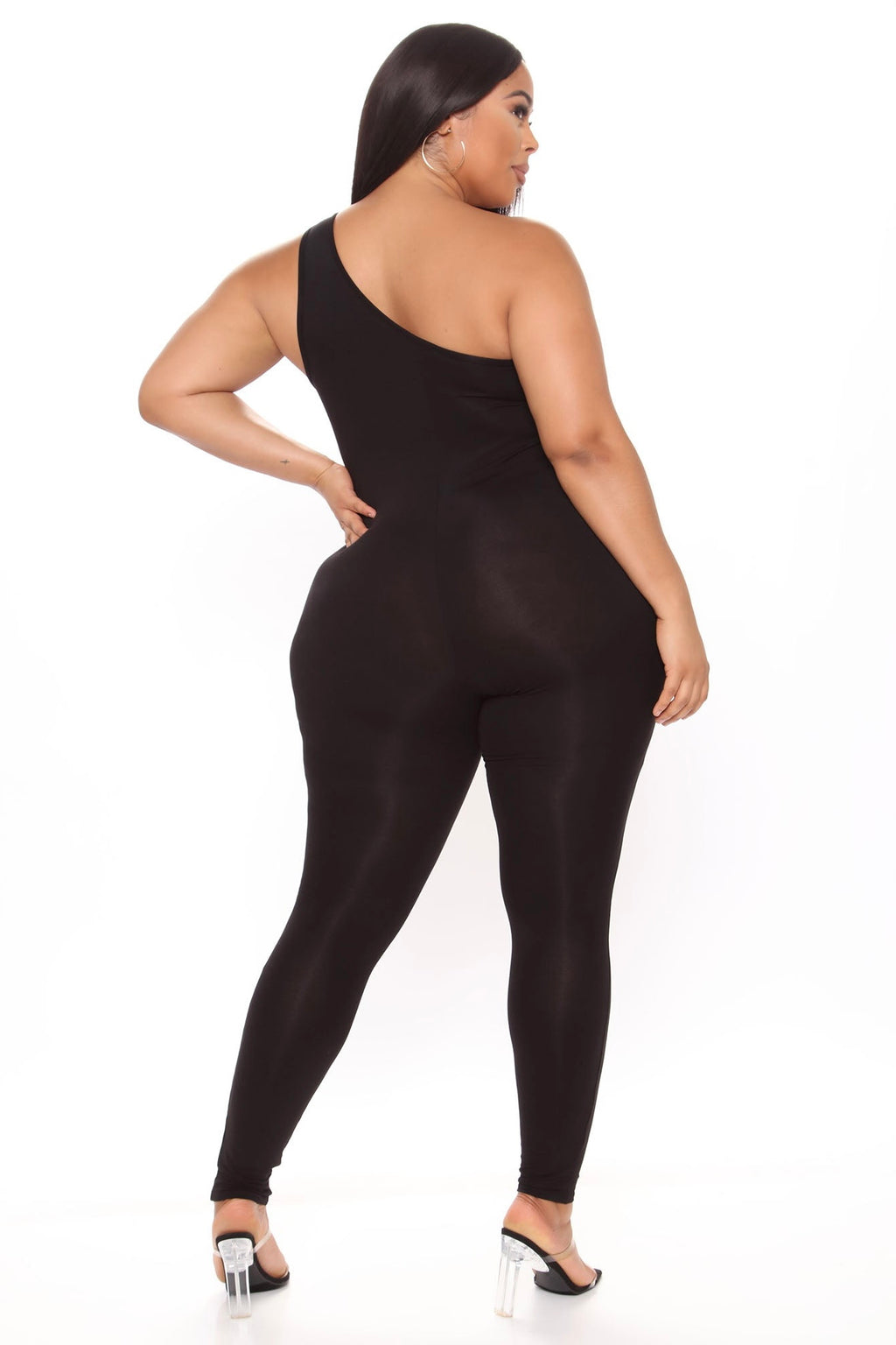 Curvy - One Shoulder Jumpsuit - Closet Space