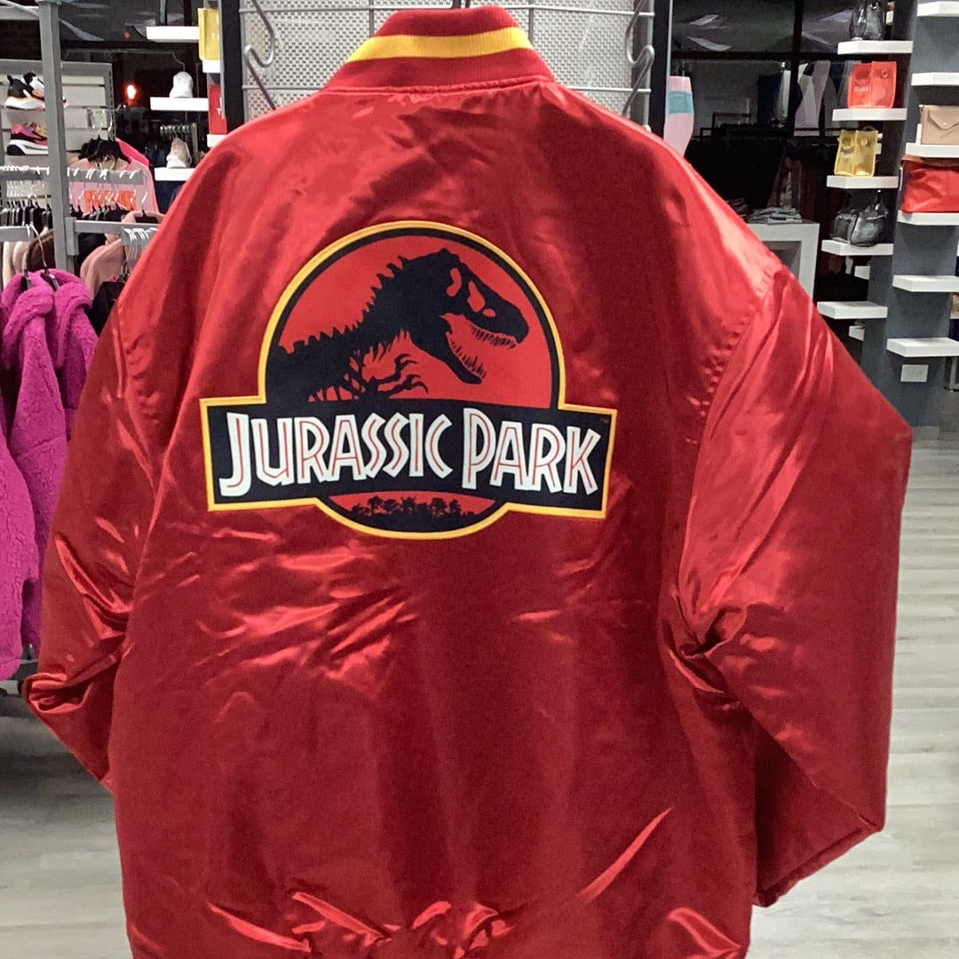 Jurassic Park Bomber Varsity Jacket - Closet Space