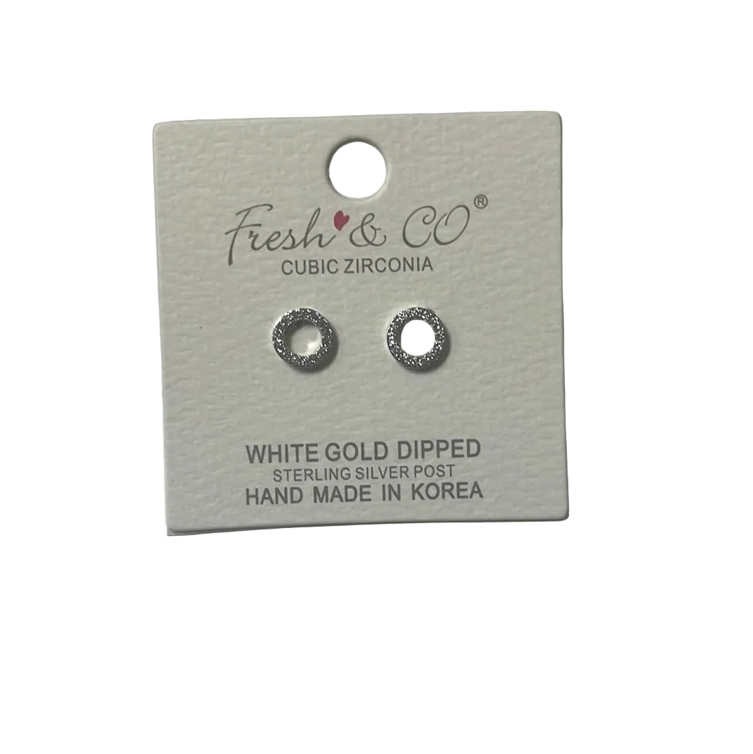 Mini Rhinestone Halo Earrings - Closet Space