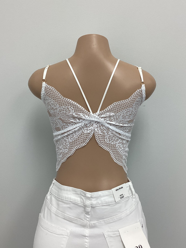 Lace X Back Bralette - Closet Space