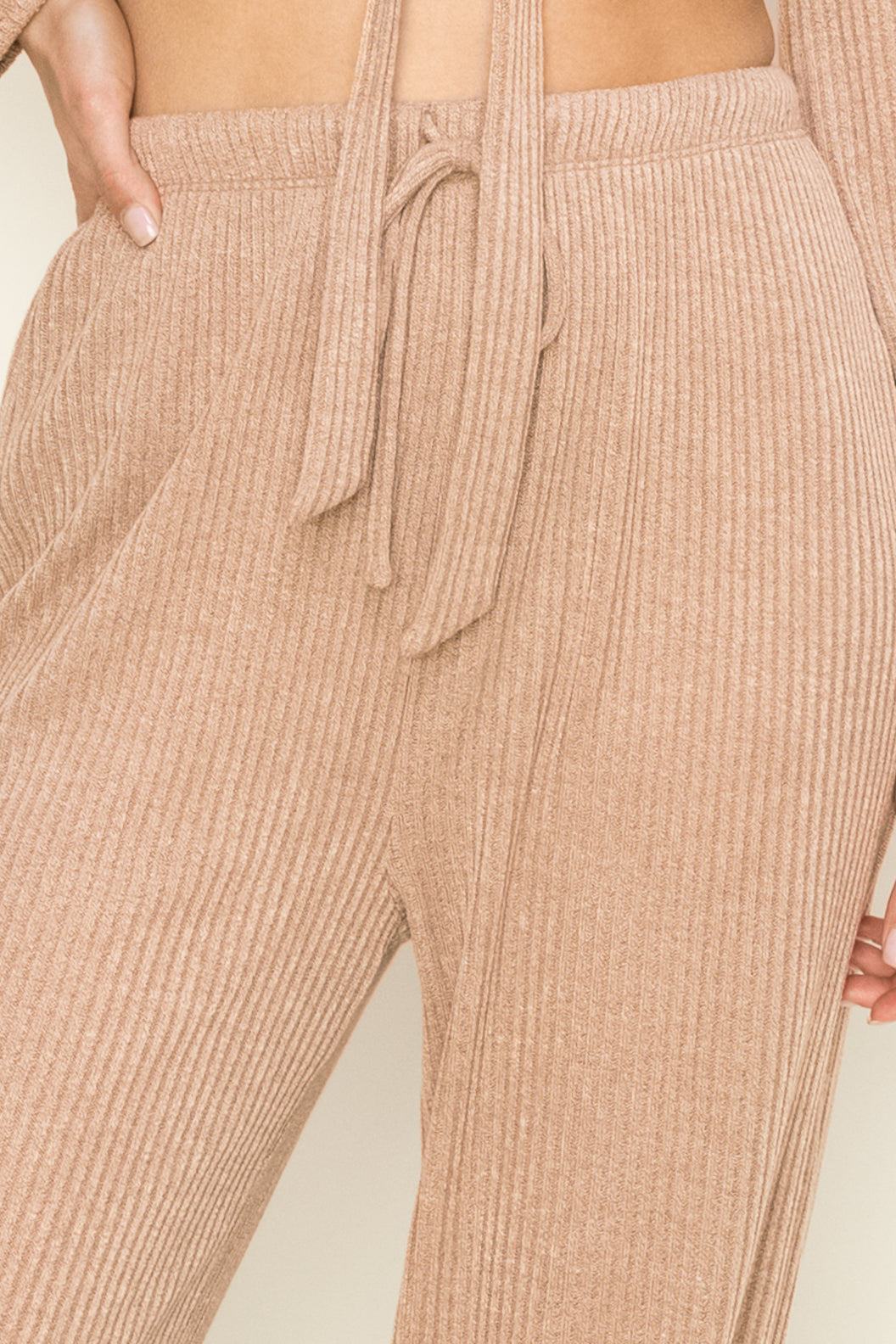 Cozy Ribbed Knit Jogger Pant - Closet Space