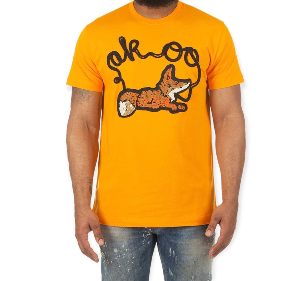 AKOO Embroidered Rewind Knit T-shirt - Closet Space