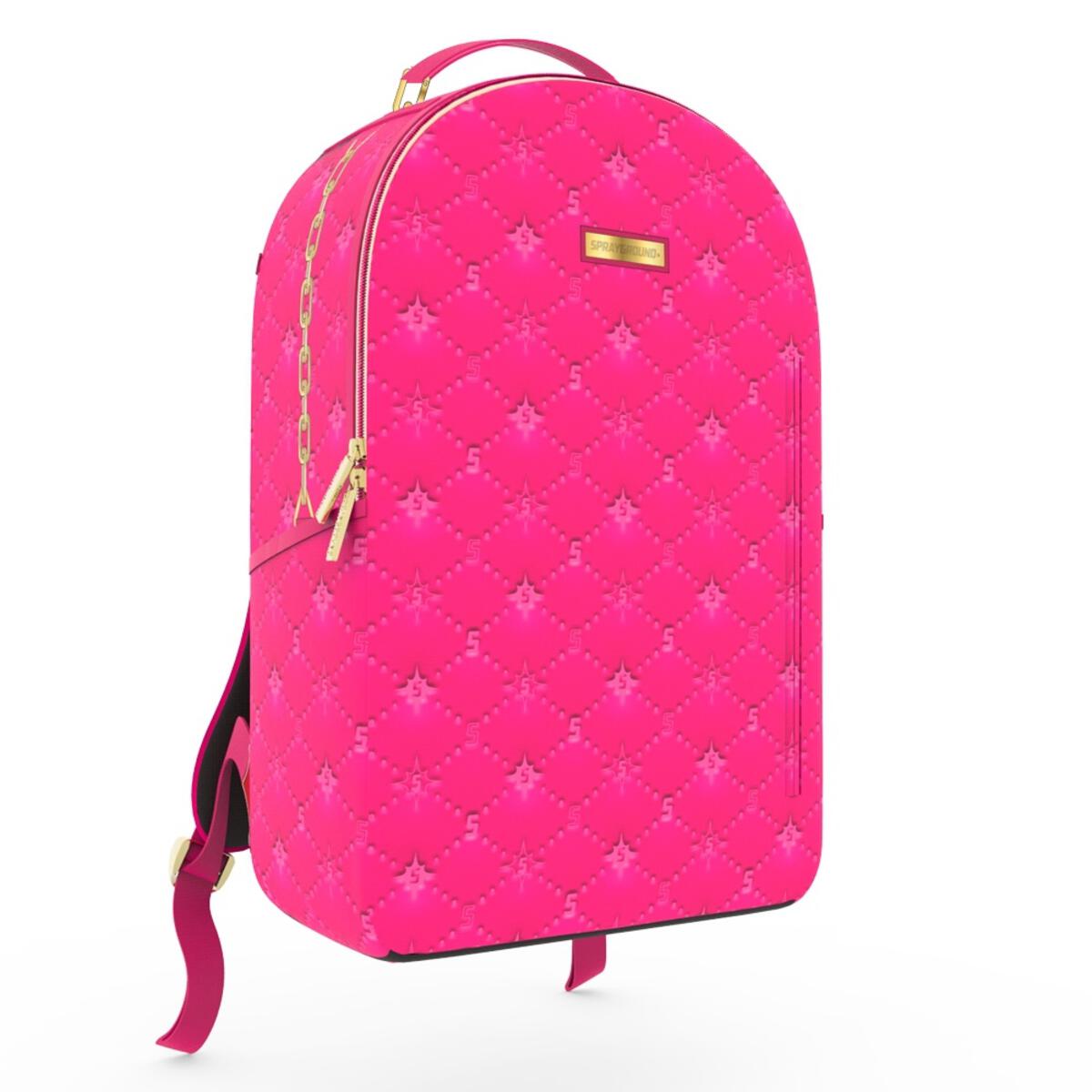 SPRAYGROUND Pink Embossed Backpack (DLXVF) - Closet Space