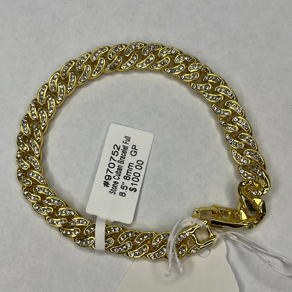 Stone Cuban Bracelet - Closet Space