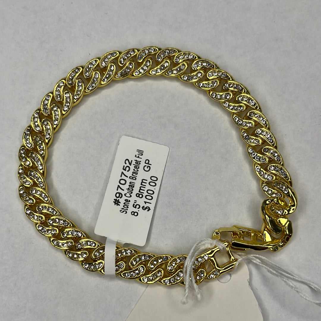 Stone Cuban Bracelet - Closet Space