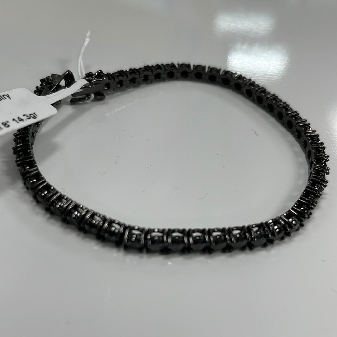 Rock 4mm Tennis Bracelet 8" - Closet Space