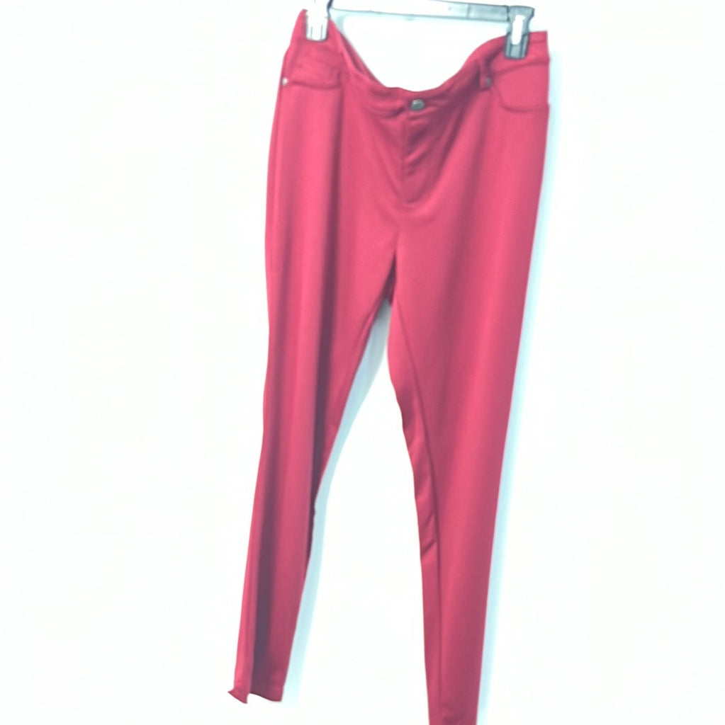 Curvy - Fitted Leg Ponte Pants - Closet Space